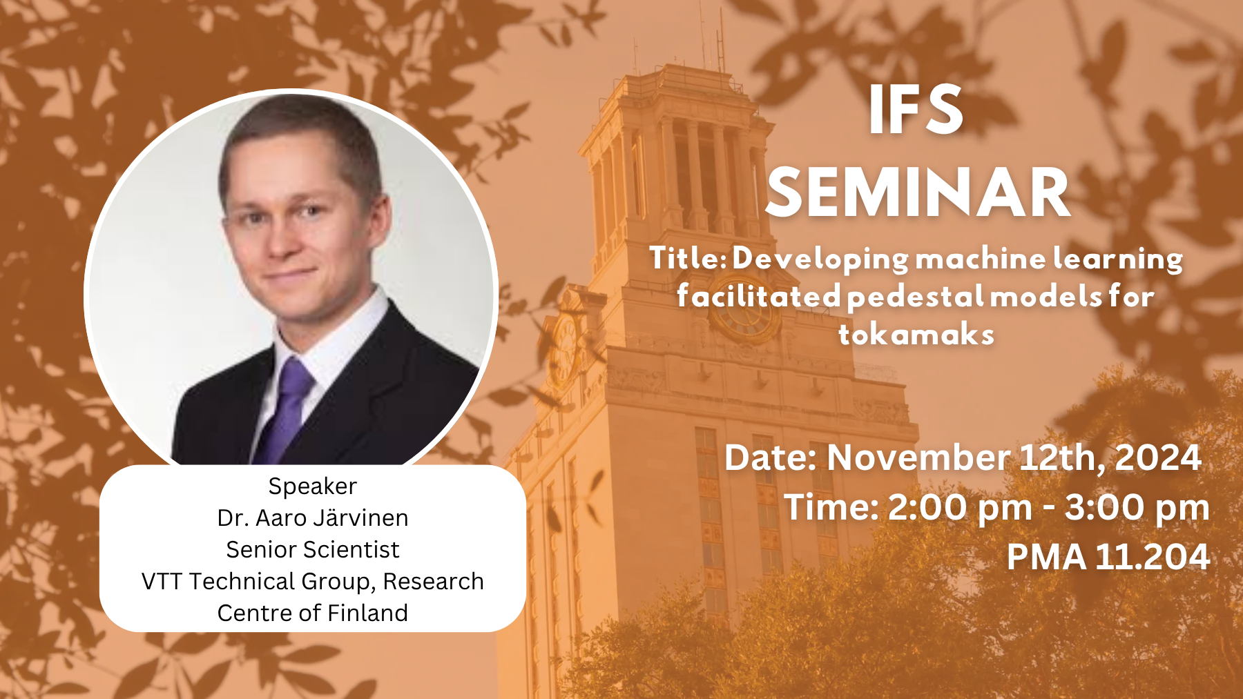 Institute for Fusion studies