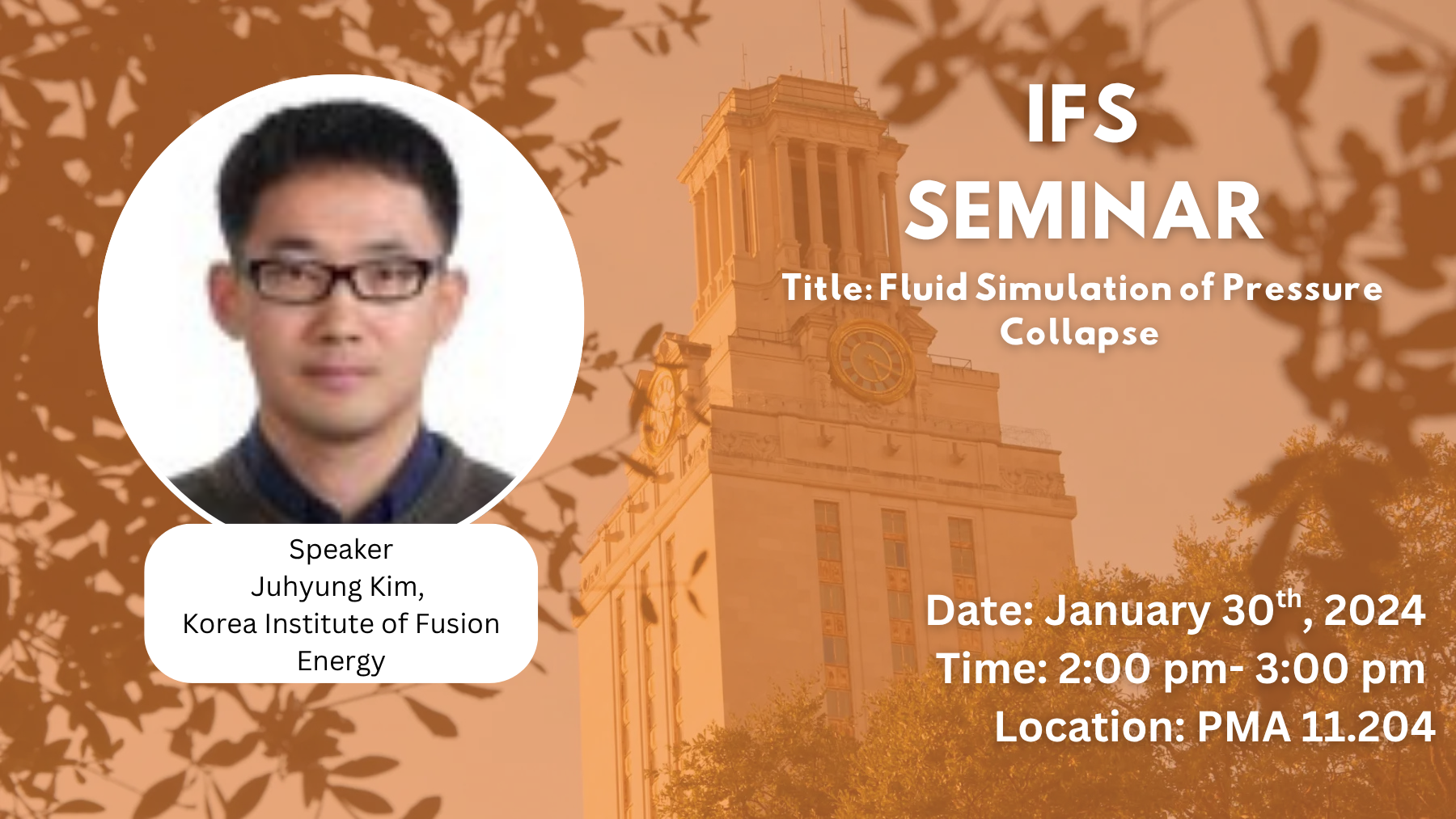 Institute for Fusion studies 