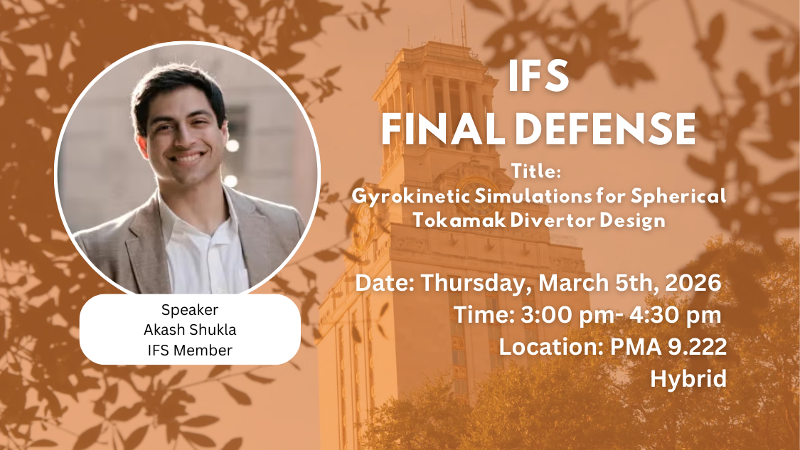 Institute for Fusion studies