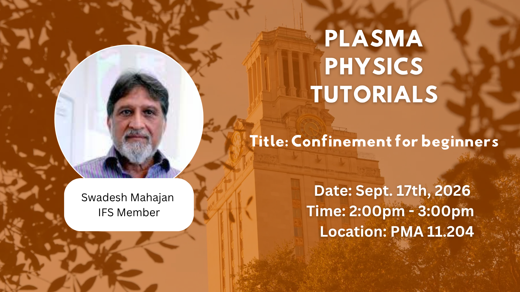 Institute for Fusion studies 